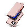 Magnet Card Case etui do iPhone 12 pokrowiec portfel na karty kartę podstawka różowy