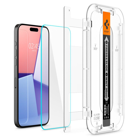 SPIGEN GLAS.TR EZ FIT IPHONE 15 PRO MAX CLEAR 2-PACK