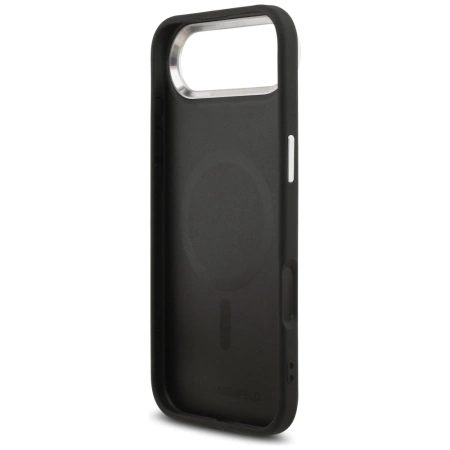 Karl Lagerfeld Choupette Pin MagSafe Case for iPhone Air Black