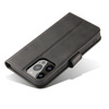 Magnet Case elegancki futerał etui pokrowiec z klapką i funkcją podstawki iPhone 14 Pro Max czarny