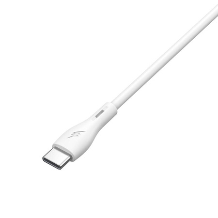 MOONX MC02 network charger, 2xUSB, 12W, 2.4A + USB-C cable white