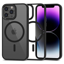 Schutzhülle IPHONE 13 PRO MAX Tech-Protect Magmat MagSafe transparentne schwarz