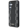 DKNY Leather Checkered Pattern MagSafe Case for Samsung Galaxy S25 Black