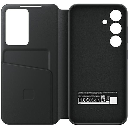 Etui Samsung Smart View Wallet EF-ZS921CBEGWW z klapką do Samsung Galaxy S24 - czarne
