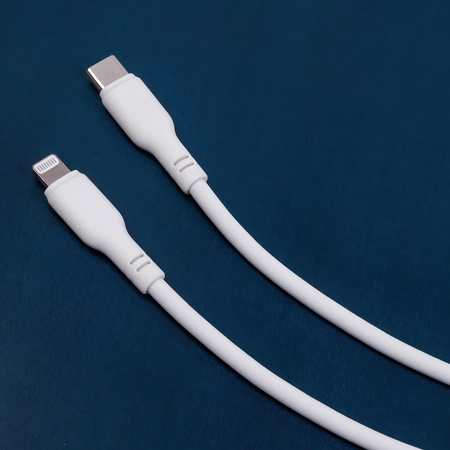 Maxlife kabel MFi MXUC-10 USB-C - Lightning 1,0 m 27W biały