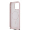 Oryginalne Etui KARL LAGERFELD hardcase Silicone Karl & Choupette Ring MagSafe KLHMP15XSCMKCRHP do Iphone 15 Pro Max różowy
