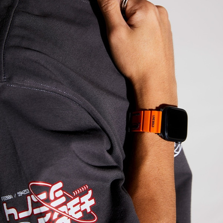 Skinarma pasek Shokku Apple Watch         45/44/42mm pomarańczowy/orange