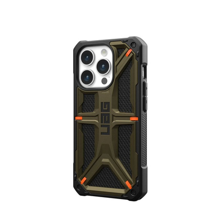 UAG Monarch - protective case for iPhone 15 Pro (kevlar element green)