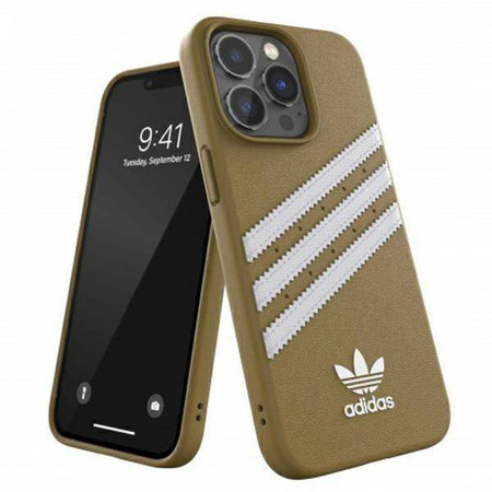 Oryginalne Etui IPHONE 13 PRO MAX Adidas OR Moulded Case PU zielone