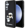Oryginalne Etui KARL LAGERFELD hardcase 3D Rubber Karl&Choupette KLHCS24M3DRKCNK do Samsung Galaxy S24 Plus czarny
