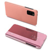 Clear View Case futerał etui z klapką Samsung Galaxy A32 5G różowy