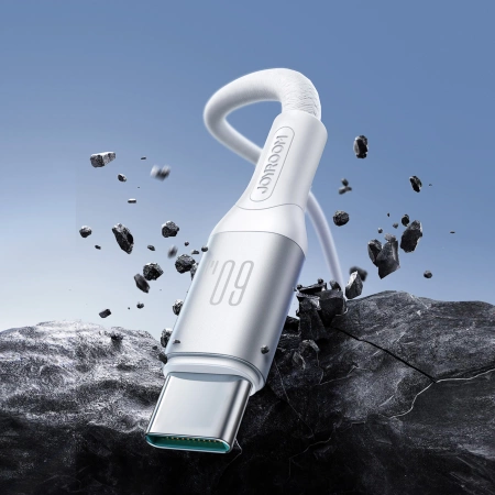 Joyroom S-A28 Flash Series 60W USB-C - USB-C Kabel 2m - Weiß