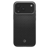 Spigen Enzo Aramid &quot;T&quot; MagSafe Case for iPhone 17 Pro Max - Black and Silver