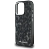 Etui Karl Lagerfeld IML Leopard Pattern MagSafe na iPhone 16 Pro Max - czarne