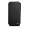 iCarer CE Premium Leather Folio Case iPhone 14 Plus Magnetic Flip Leather Folio Case MagSafe black (WMI14220715-BK)