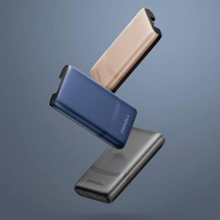 Ładowarka sieciowa Energea TravelWorld   Edge 65W 2xUSB-C PD/PPS/QC3.0 (US/UK/EU) grafitowy