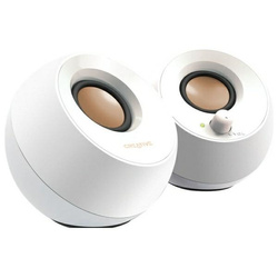 Creative Głośniki do komputera Pebble    2.0 biały/ white USB