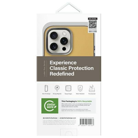 Etui IPHONE 16 PRO MAX UNIQ Lyden DS Magclick Charging żółto-szare