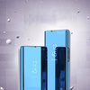Clear View Case futerał etui z klapką Samsung Galaxy S22 Ultra niebieski