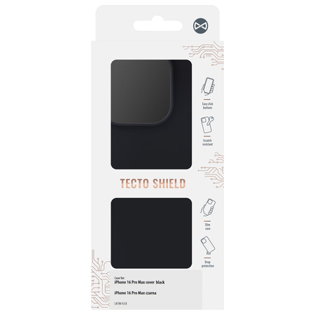 Nakładka Satin Flex iPhone 16 Pro Max czarna