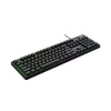 Wozinsky WKG-200 rainbow membrane gaming keyboard with scroll wheel - black