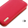 Dux Ducis Hivo echt Leder booktype case schutzhülle aufklappbare hülle für iPhone 14 Pro Max rot