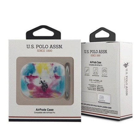 US Polo USACAPPCUSML AirPods Pro case multicolor Tie & Dye Collection
