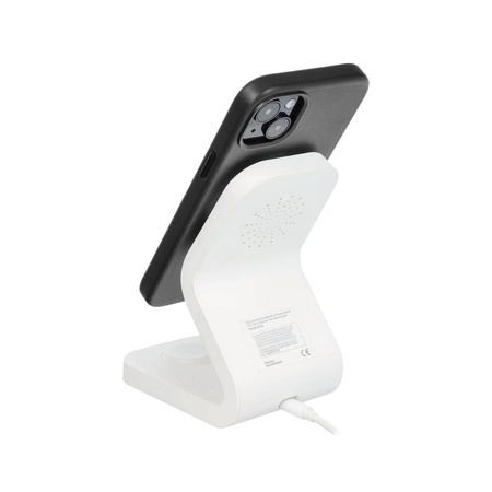 Futerał LEATHER MAG COVER kompatybilny z MagSafe do IPHONE 16 Plus czarny