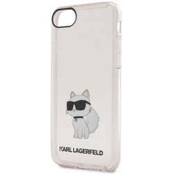 Karl Lagerfeld nakładka do iPhone 7 / 8 / SE KLHCI8HNCHTCP różowa hardcase IML NFT Choupette