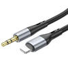 HOCO kabel AUX Jack 3,5 mm do Lightning UPA22 1 m czarny