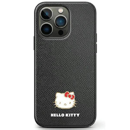 Hello Kitty HKHCZF5PGHDLMK Z Flip5 F731 czarny/black hardcase Metal Logo Kitty Head