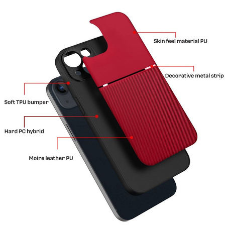 Futerał NOBLE do IPHONE 16 Pro czerwony