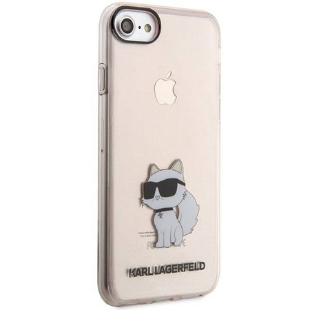 Karl Lagerfeld nakładka do iPhone 7 / 8 / SE KLHCI8HNCHTCP różowa hardcase IML NFT Choupette