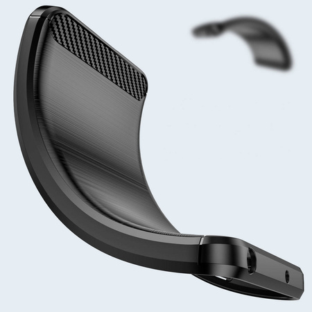 Carbon Case elastyczne etui pokrowiec Realme GT Neo 3 czarny