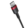 Kabel Baseus Cafule USB-C / USB-C 100W 2 m - czerwono-czarny i czarno-szary (2 szt.)