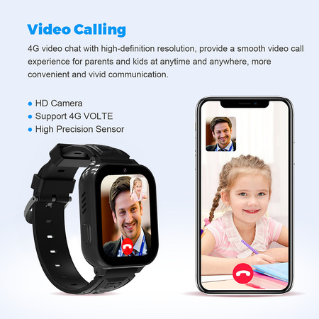 Blavec Smartwatch K02 Kids (SWK02-B) czarny