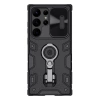 Nillkin CamShield Armor Pro Case Cover For Samsung Galaxy S23 Ultra Armor Cover With Camera Protector Ring Stand Black