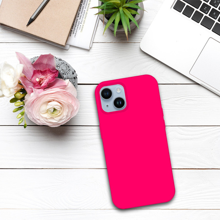 Tel Protect Silicone Premium do Iphone 15 Plus różowy