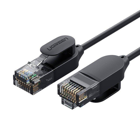 Ugreen Kabel Internet Netzwerkkabel Ethernet Patchkabel RJ45 Cat 6A UTP 1000Mbps 1m schwarz (70332)