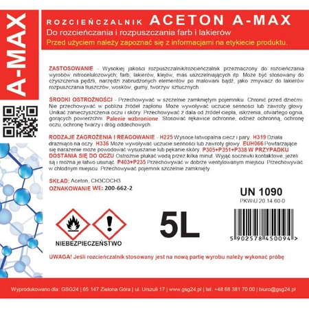 Aceton-Lösungsmittelentferner A-MAX 5L