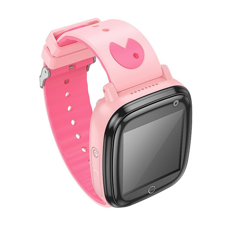 HOCO smartwatch dla dzieci z funkcją rozmowy Y100 różowy