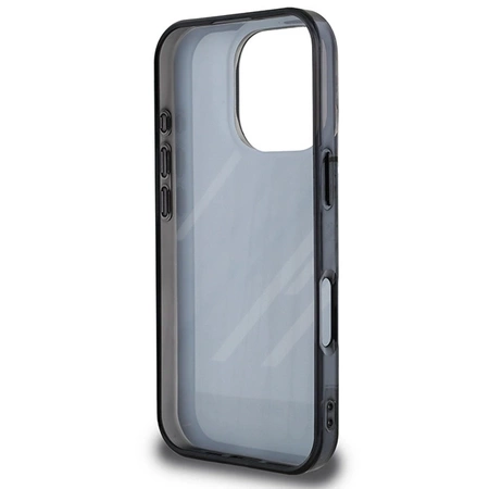 BMW Motosport IML Random Stripes Hülle für iPhone 16 Pro – Schwarz