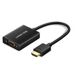 Ugreen cable adapter cable HDMI (male) - VGA (female) black (MM102)