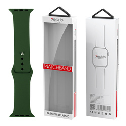 Yesido WB44 Silikonowy Pasek do Apple Watch S 42/44/45 (97+118) #43 ALFALFA/ZIELONY