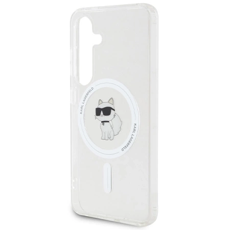 Karl Lagerfeld IML Choupette MagSafe Hülle für Samsung Galaxy S24 – transparent
