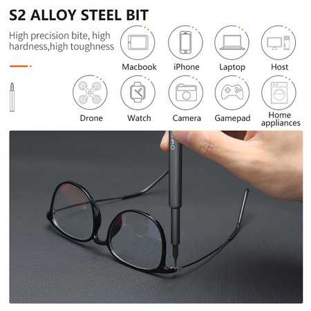 UF-TOOLS - Wkrętak precyzyjny z wymiennymi bitami 48w1