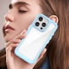 Etui Outer Space Case z żelową ramką do iPhone 16 Pro Max - niebieskie