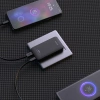 GaN Dudao A65Q 65W USB-A / USB-C PD Ultra-Thin Wall Charger - Black