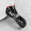Baseus Cafule Cable - Kabel do ładowania i transmisji danych USB do USB-C 3 A, 1 m (czerwony/czarny)