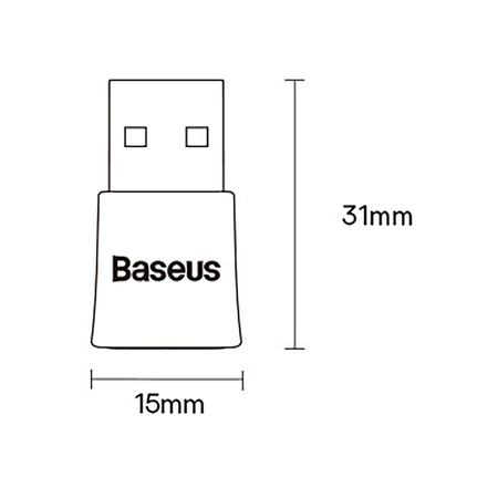 Baseus BA07 Bluetooth-USB-Adapter – Schwarz
